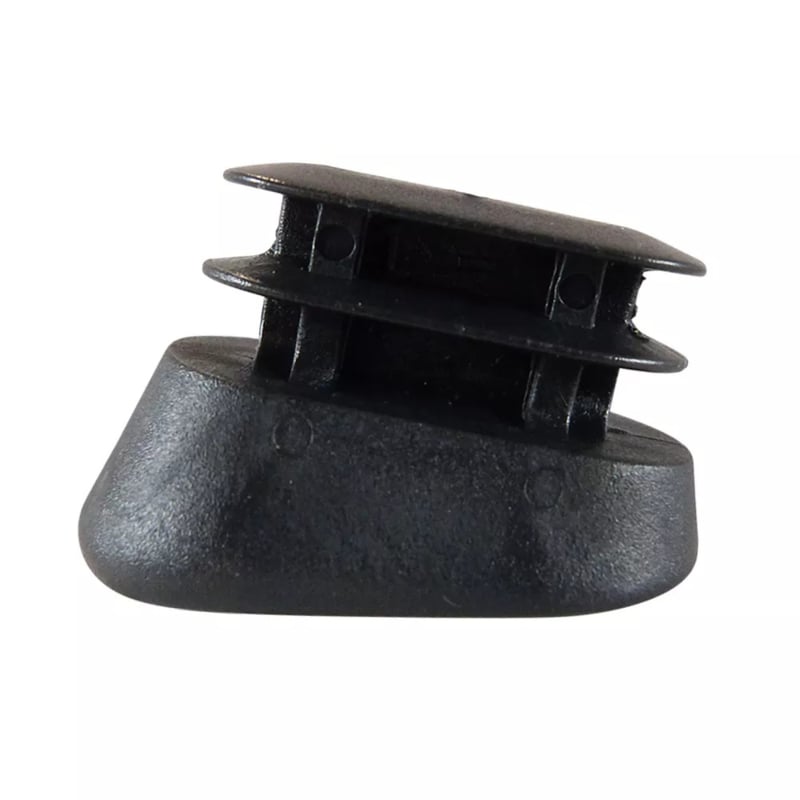 Oval insert caps with angled base