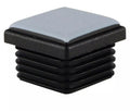 Square glide insert with PTFE (Teflon) layer 25x25mm