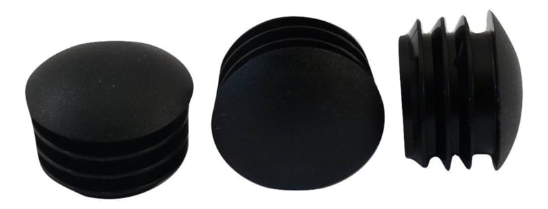 Lenskop inslagdop 34mm zwart