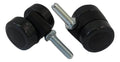 Swivel castors with threaded pin M8x30