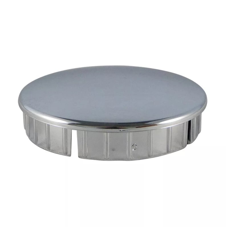 Insteeksierkap chroomkleurig 22mm voor 1,5mm wanddikte