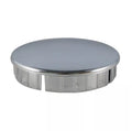 Chrome-plated end cap 25mm for 2.0mm wall thickness