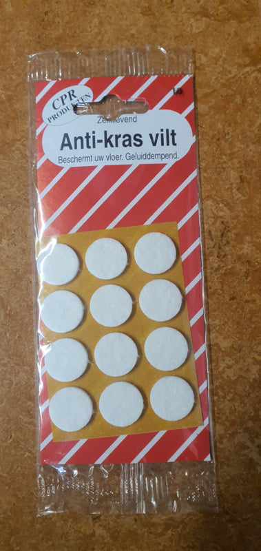Anti-scratch Felt 18mm White