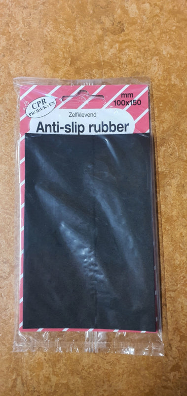 Anti-slip Rubber 100x150mm Black