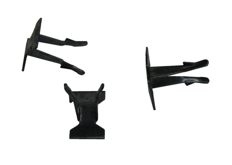 Tubular frame spring clip, per piece