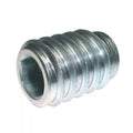 Threaded Insert M8, without collar, Steel galvanized