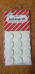 Anti-Scratch Felt Pads 22mm White