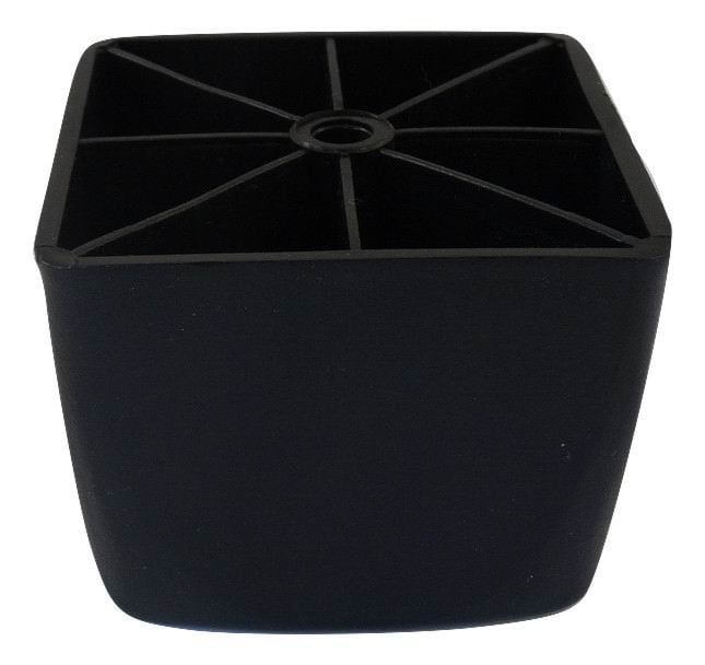 Plastic screw-in leg, square 70x70mm, 55mm high
