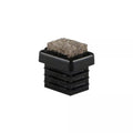 Inslagdop, rechthoek, 30x20mm met thermisch gelaste viltlaag