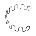 Nosag spring (or serpentine spring, zigzag spring), round variant