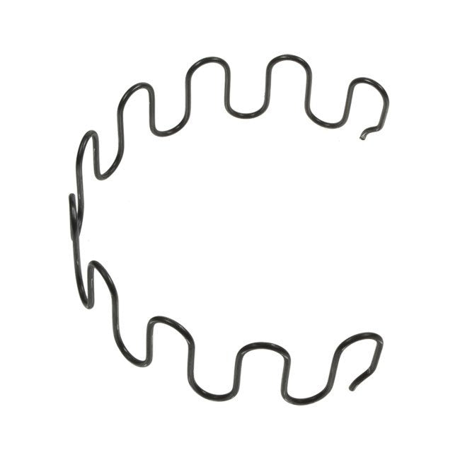 Nosag spring (or serpentine spring, zigzag spring), round variant
