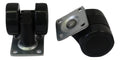 Swivel castors with screw plate 36.5x36.5mm