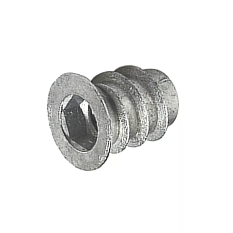 Ramp nut M8, flanged, Zamak galvanized