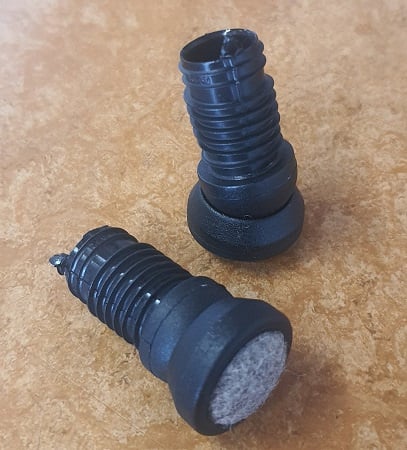 20mm Insert Plug with 25mm Ball Foot with Felt